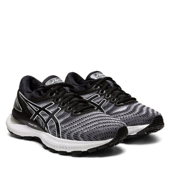 Asics Gel Nimbus 22 Platinum Women's Running Sport Shoes 1012A587-100 8 Medium - Picture 1 of 11